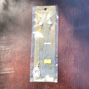 Rainbow collection necklace and ear ring set